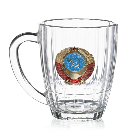 Кружка пивная подарочная "Герб СССР", 0,5л