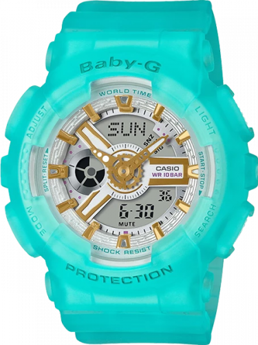 Наручные часы CASIO BABY-G BA-110SC-2AER купить в Москве - цена, фото, отзывы, бесплатная доставка, гарантия, скидки — CASIO.BAZA