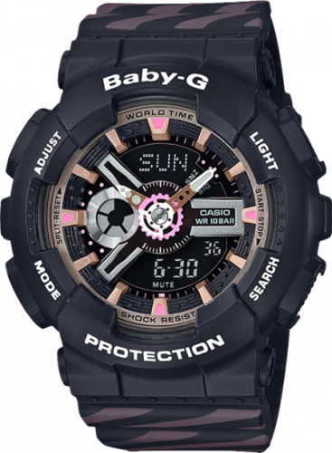 Наручные часы CASIO BABY-G BA-110CH-1A купить в Москве - цена, фото, отзывы, бесплатная доставка, гарантия, скидки — CASIO.BAZA