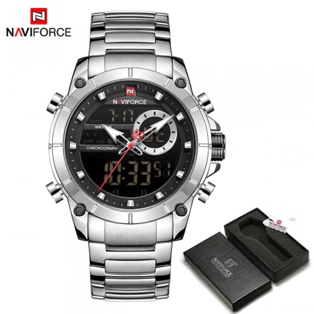 Наручные часы NAVIFORCE 9163 Серебристые