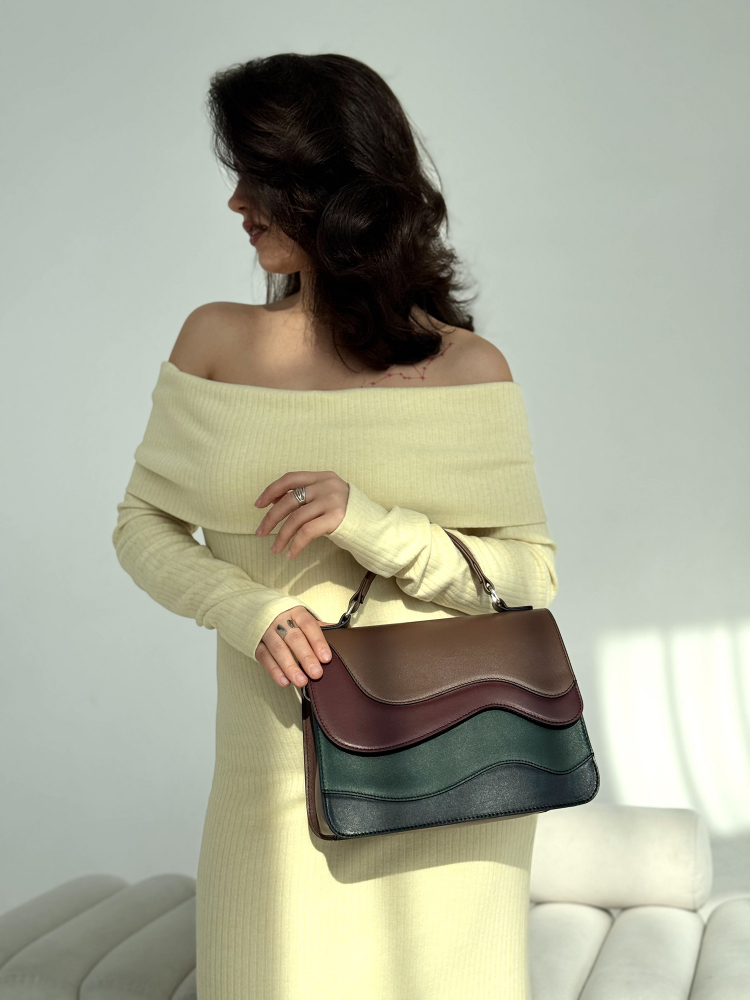 Женская кожаная сумка арт. ZHS359 BEIGE купить - 9 400 руб. ХОЗЯИН БАРИН